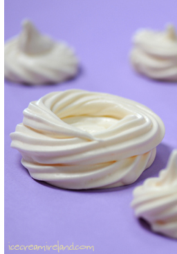 Meringue Close-up