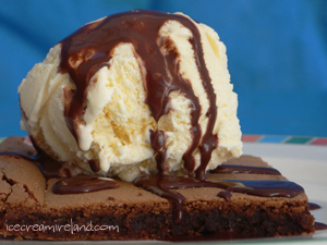 Brownie with Ice Cream