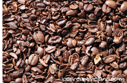 Crushed Coffee Beans