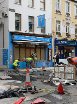 Construction on Main Street Killarney