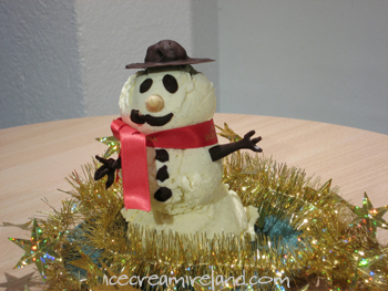 Ice Cream Snowman