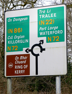 An Daingean/Dingle Sign Killarney