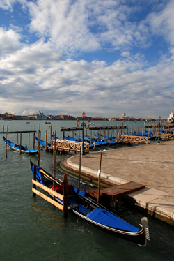 Boats in the Grand Canal, Venice