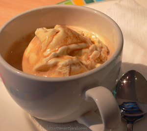 Affogato al caffe